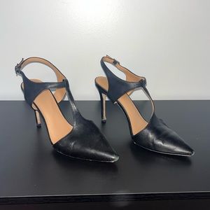 Halston Black Pumps